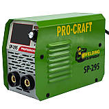 Зварювальний апарат Procraft SP295 (КЕЙС) + Маска SHP90-30 NEW + Електроди Procraft AHO36 1кг 3мм, фото 4
