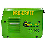 Зварювальний апарат Procraft SP295 (КЕЙС) + Маска SHP90-30 NEW + Електроди Procraft AHO36 1кг 3мм, фото 7