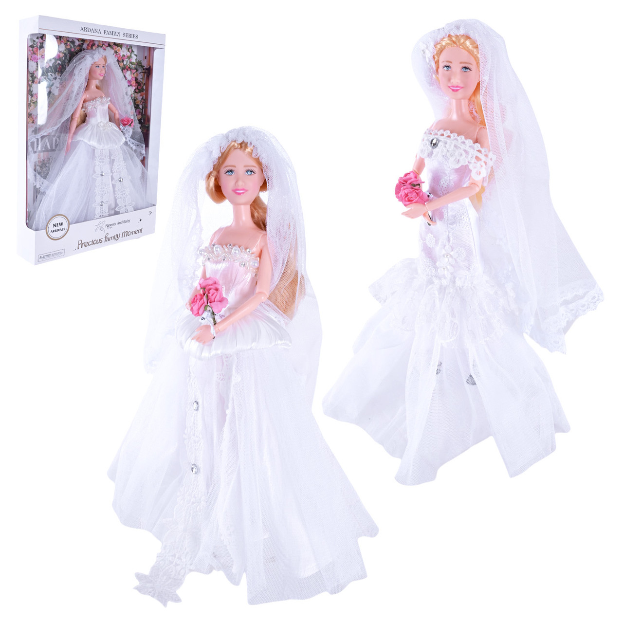 Лялька A800-1/2 наречена типу Барбі, 2 види, іграшка для дівчаток, фото 1