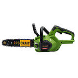 Акумуляторна ланцюгова пила Procraft PKA38 + 1 акб 4Аг + ЗП charger20/1 + Олива для ланцюга 1л, фото 7