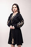 Лляна вишита сукня "Колосся", фото 7