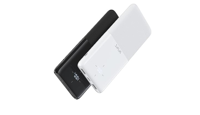 VRURC Power Bank 2 Pack 10000mAh, портативний зарядний пристрій для телефону, 3 виходи 2 входи LED Display Зовнішній акумулятор