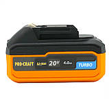Акумуляторна батарея Procraft Battery20/4 Turbo (20В, 4Аг), фото 4