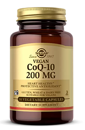 Vegan CoQ-10 200 мг Solgar 30 капсул