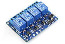 Arduino релейний модуль 4 канали, 24 В