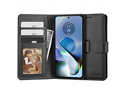 Чохол - книжечка Tech-Protect Wallet для Motorola moto g54 5G power edition Чорний