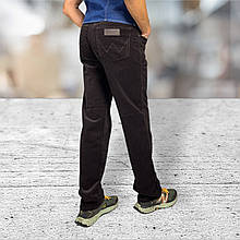 Джинси вельветові Wrangler Regular Fit Dark Chocolate - темно коричневий