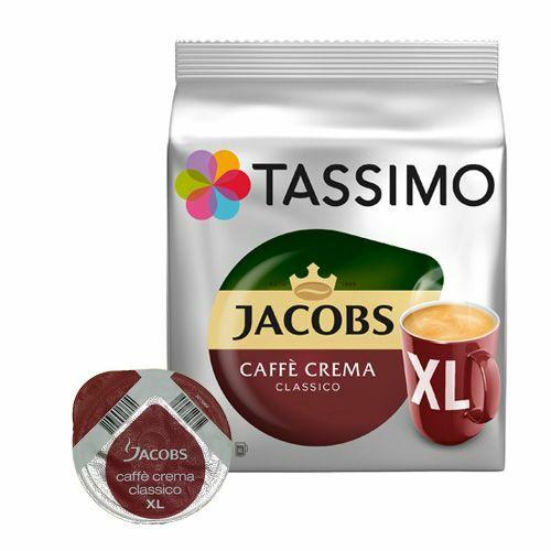 Кава в капсулах Tassimo Jacobs Caffe Crema Classico XL (16 порцій) Тассимо