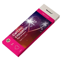 Бенгальська свічка "Серце" срібна (18 см) 2 шт