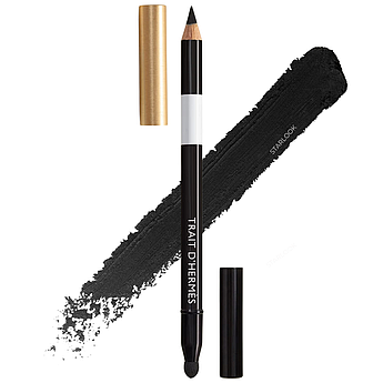 Чорний олівець для очей Hermes Trait D'Hermès Eye Pencil 99 Noir Fusain без коробки 1.2 г