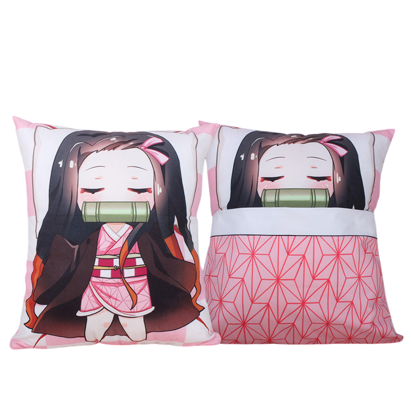 Подушка Дакімакура Клинок, що розсікає демонів Незуко Demon Slayer Nezuko 35 см DP DS N, фото 1