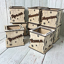 Подарунок до Дня Святого Миколая | Набір Іменний органайзер + іменна лінійка