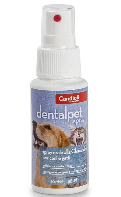 Спрей Candioli DentalPet Spray для догляду за ротовою порожниною собак і котів 50 мл