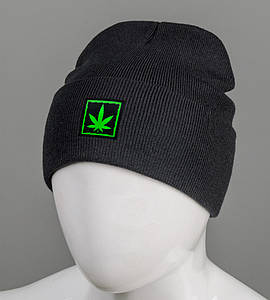 Шапка молодіжна "Ріжки" Hemp (m22), Чорний