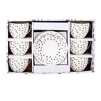 Набір чашок і блюдець на 6 персон "Simple Elegance Collection-1"