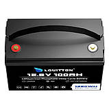 Акумулятор Louitton LiFePO4, 12 В, 100 А·год (1280 Вт·год) для UPS, фото 6