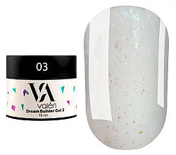 Гель для нарощування та зміцнення нігтів Valeri Dream Builder Gel, #3, 15 мл