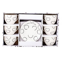 Набір чашок і блюдець на 6 персон "Simple Elegance Collection-2"