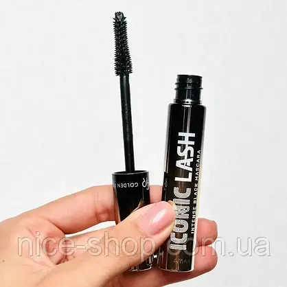 Туш для вій чорна Iconic Lash Golden Rose Intense Black Mascara, фото 3