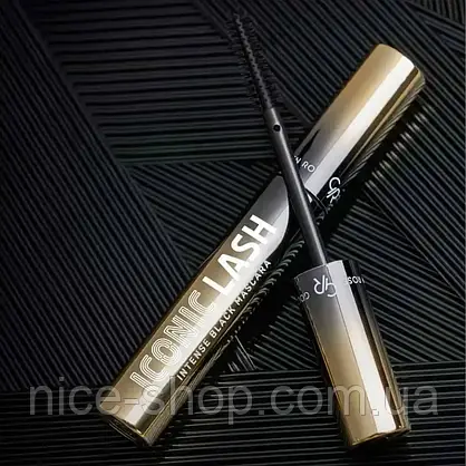 Туш для вій чорна Iconic Lash Golden Rose Intense Black Mascara, фото 6