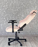Комп'ютерне крісло із тканини ЕКОХУТРО BOUCLE НОВИНКА 4 кольори на вибір, фото 6