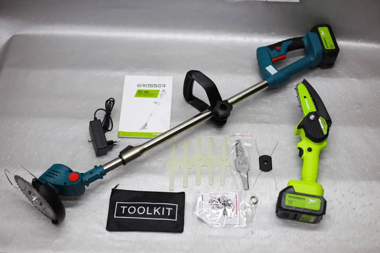 Тример акумуляторний Grasser GGT 202 + Ланцюгова пила GCS 202
