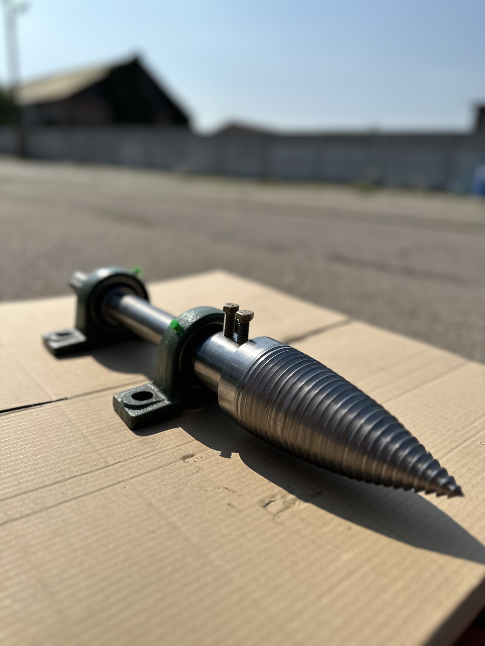 Дровокол гвинтовий для ВОМ трактора і мінітрактора (морквина 80 мм), фото 1