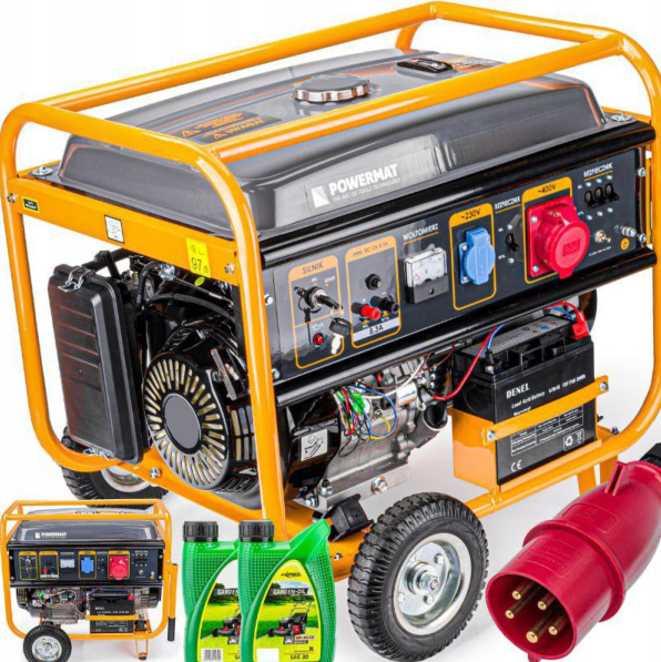 Генератор бензиновий POWERMAT PM-AGR-8500M (електростартер), фото 1