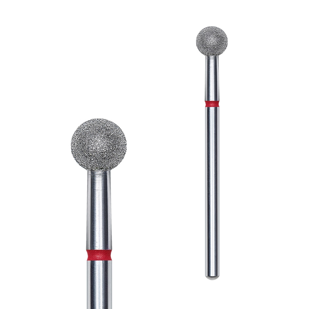 Фреза алмазна STALEKS Куля 5мм, червона, фото 1