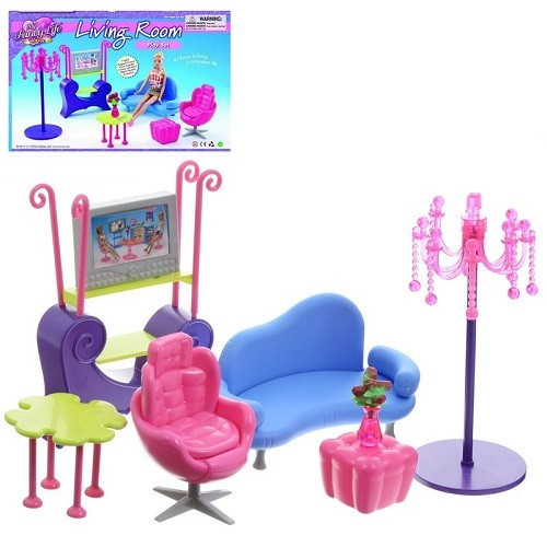 Меблі для ляльок Gloria 2904 Вітальня в коробці 35*6.2*22.5 см