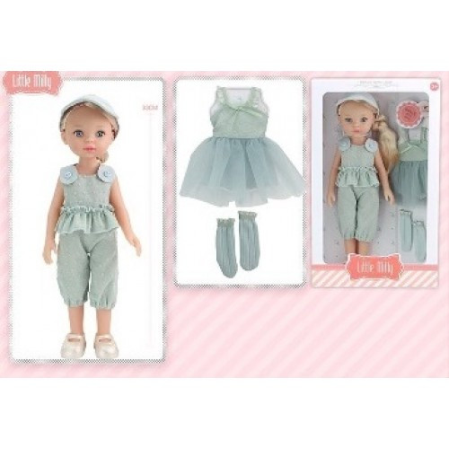 Лялька 33см 91098-F з одягом в коробці 36*10.5*22 см