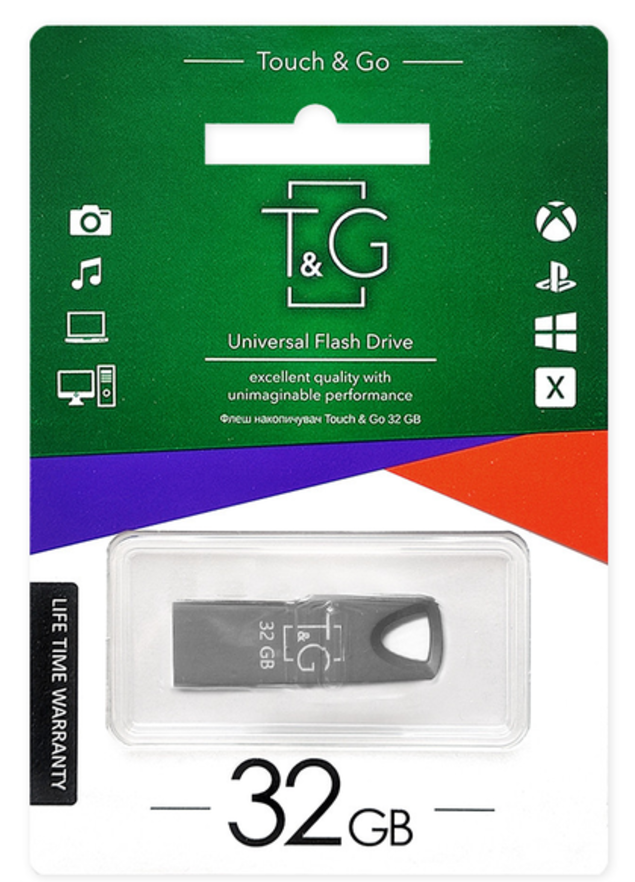 USB флешнакопичувач T&G метал серія 32 GB/TG117 (Гарантія 3года)