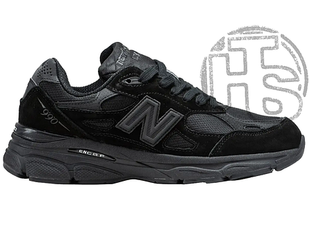 Чоловічі зимові кросівки Нью Баланс New Balance 990 Black Gore-Tex Winter (термо) ALL19013, фото 1