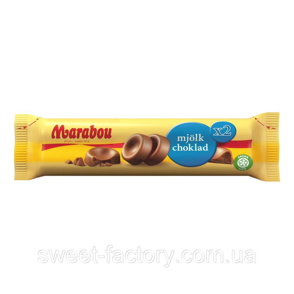 Шоколадні цукерки Marabou Roll Milk Chocolate 2s 148g