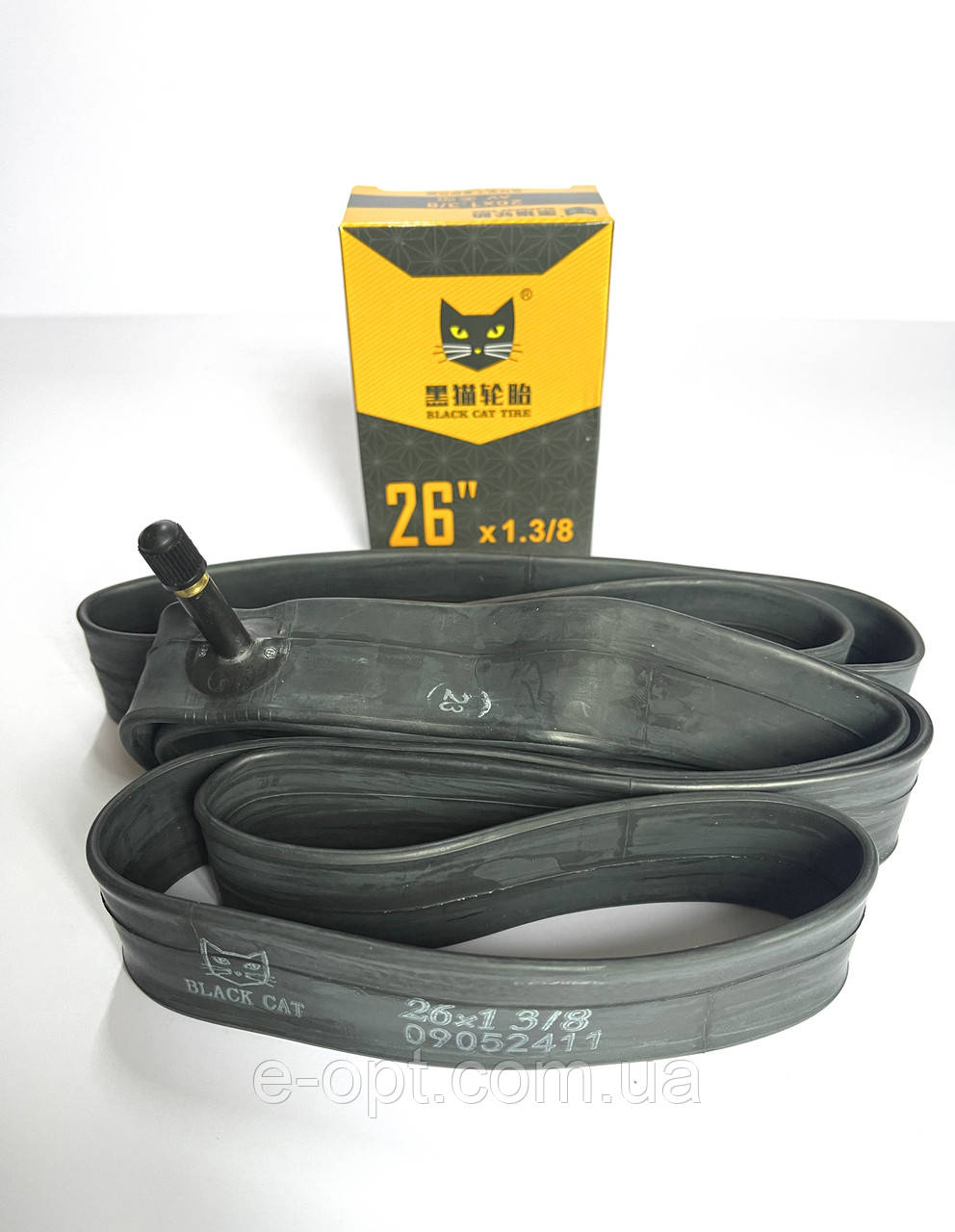 Камера 26×1 3/8 (37-590) BLACK CAT. Камери для велосипеда 37-590