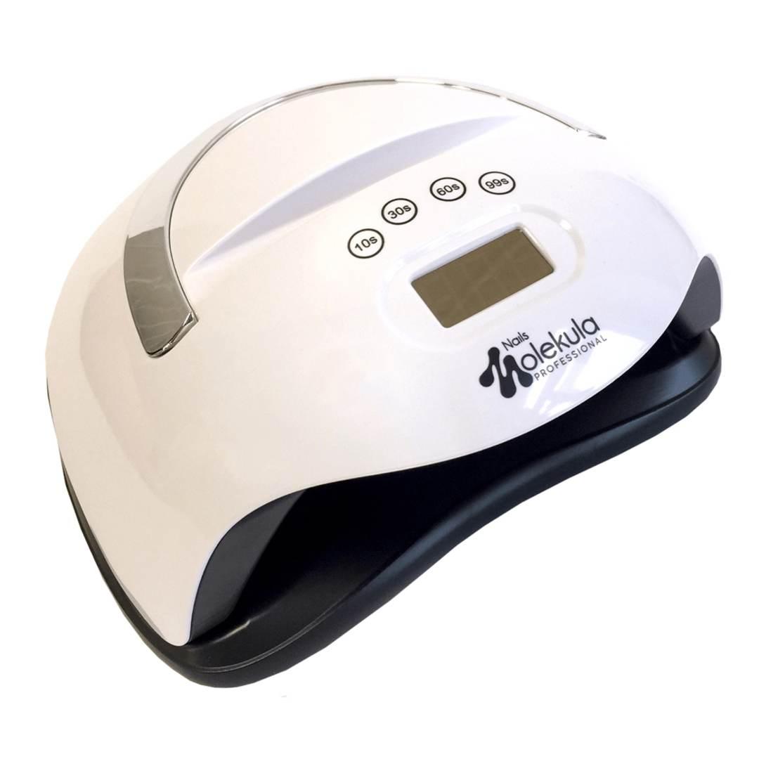 Лампа для манікюру SUN BQ-V9 UV + LED 168W з підставкою для телефону, біла, фото 1