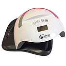 Лампа для манікюру SUN BQ-V9 UV + LED 168W з підставкою для телефону, біла, фото 3