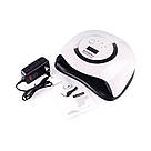 Лампа для манікюру SUN BQ-V1 UV + LED 168W Silver, срібна, фото 3