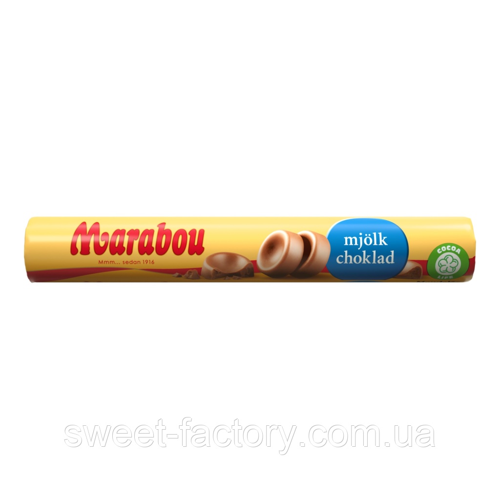 Шоколадні цукерки Marabou Roll Milk Chocolate 74g