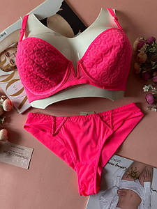 75/80/85В Жіноча спідня білизна комплект на чашку B рожевий