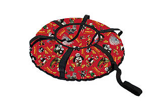 Тюбринг із камерою дитячий червоний Панда Кунг Фу, 1 м, до 150 кг, знімний чохол