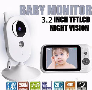 Відеоняня Baby Monitor з 3.2-дюймовим екраном Відеоняня 303B