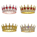 Корона на торт з камінчиками 12,5см. №15, фото 2