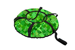 Тюбринг із камерою дитячий зелений, 1 м, до 150 кг, знімний чохол