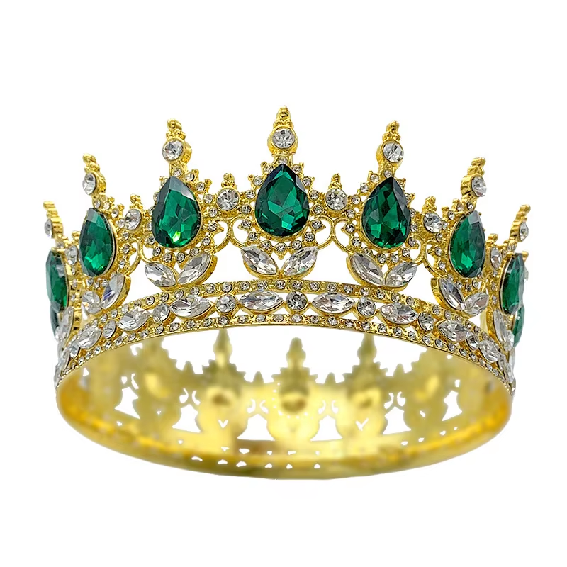 Корона на торт  з камінчиками  12,5см. №10