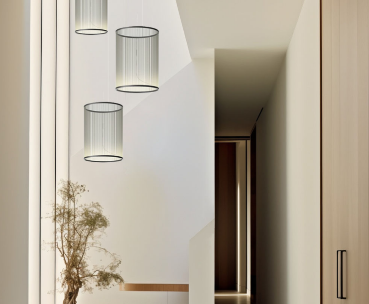 Мінімалістичний світильник у чорному корпусі 55х70 см NFL 003-550*730 BK+BK, фото 1