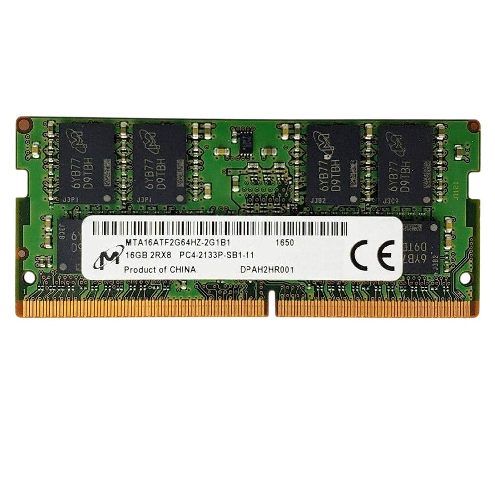 Оперативна пам'ять SO-DIMM 16GB/2133 DDR4 Micron (MTA16ATF2G64HZ-2G1B1)