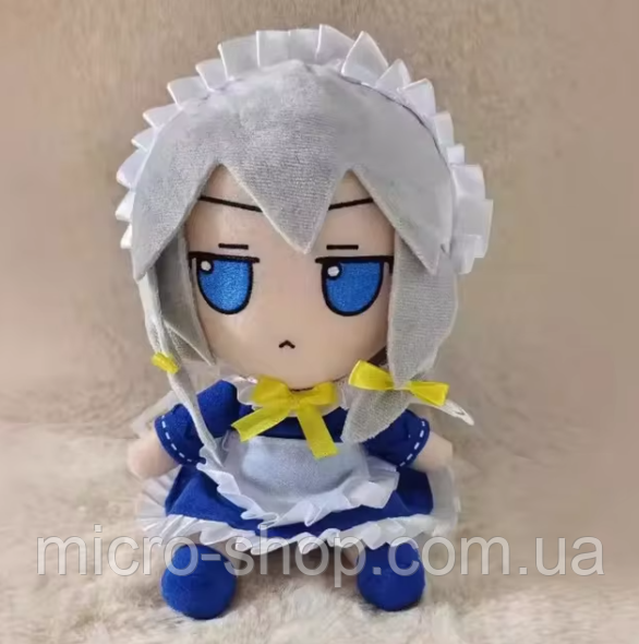М'яка лялька Сакуя Іззай з гри Тохо Проджект TouHou Project Izayoi Sakuya