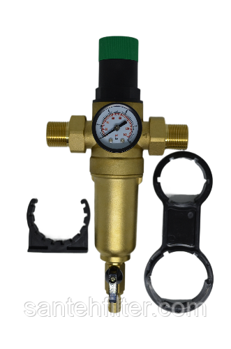 Фільтр з редуктором 1/2 для гарячої води (аналог Honeywell FK06-1/2AAM), фото 1