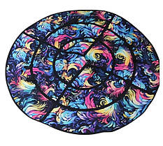 Тюбінг із камерою дитячий Павич, 1 м, до 150 кг, знімний чохол